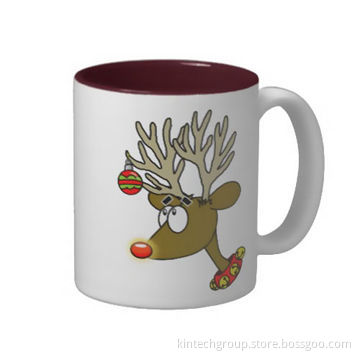 Promotional Ceramic Mugs, Customized Logo Printings are Accepted, Ideal for Promotion Gifts